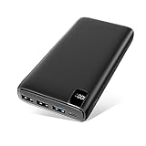 A ADDTOP Power Bank 26800mAh, 22,5W Powerbank USB C Externer Akku mit PD 20W Power Delivery,...