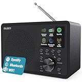 Internetradio WLAN | DAB+ Radio mit Bluetooth | DAB Plus Radio Küchenradio | Internet Radio WLAN...