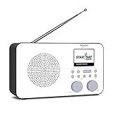 TechniSat VIOLA 2 C IR - tragbares Internetradio (DAB+, UKW, WLAN, 2.4 Zoll Farbdisplay,...