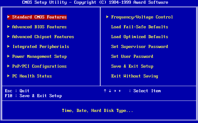 Bootreihenfolge im BIOS ändern