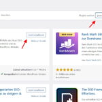 Anleitung zur Installation des Yoast SEO Plugins im WordPress-Dashboard