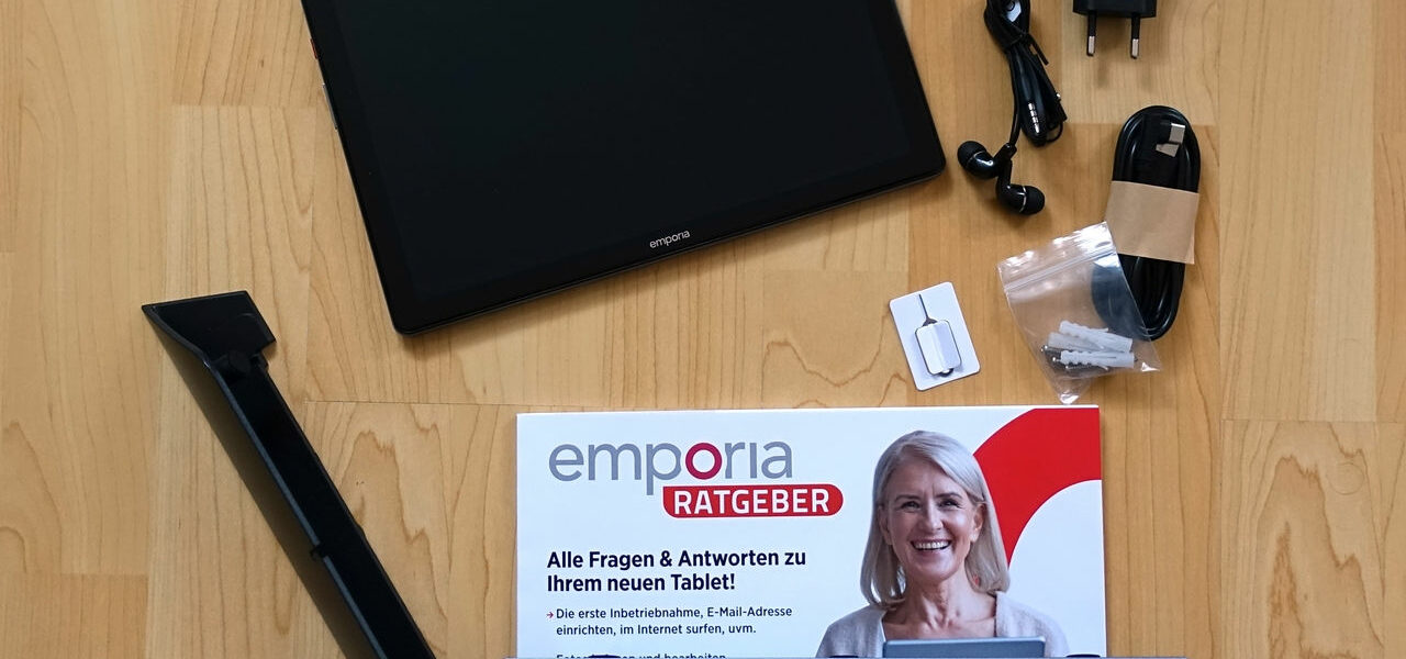 Lieferumfang und beim Emporia Tablet