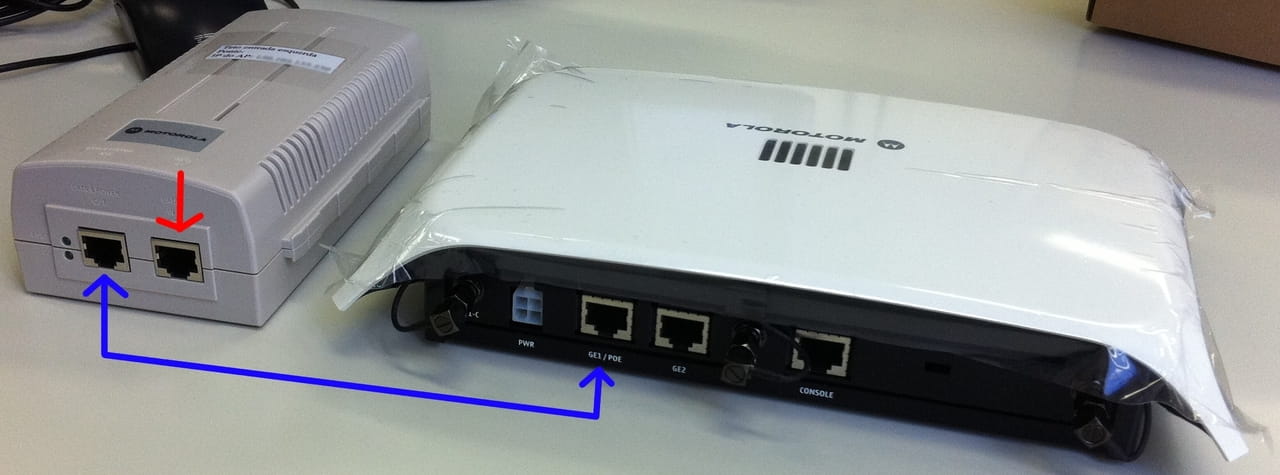 Power-over-Ethernet (PoE) Injektor