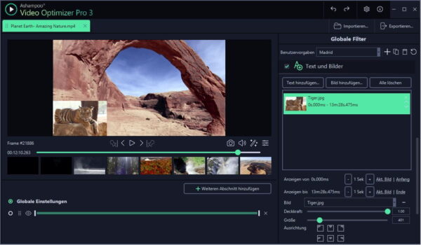 Ashampoo Video Optimizer Pro 3 Text und Bilder