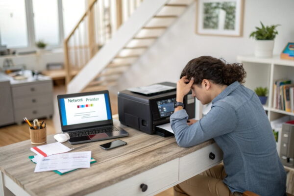 Netzwerkdrucker einrichten: Häufige Fehler und Lösungen im Home-Office.