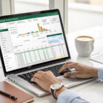 Power Query in Excel: Benutzer arbeitet mit der Datenabfrage-Funktion zur Datenbereinigung und Analyse.